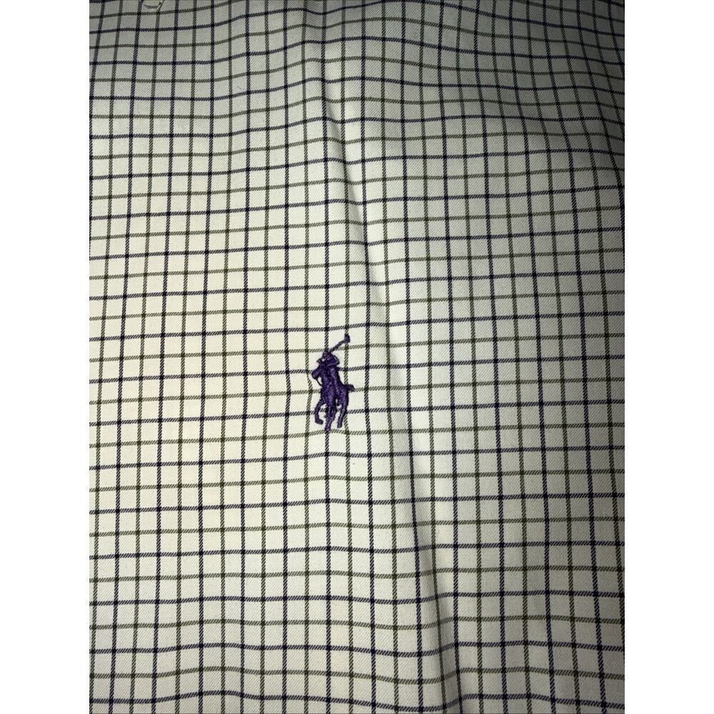 Polo Ralph Lauren Classic Fit Plaid/Check Mens Poplin Long Slv Button Down Shirt - Picture 2 of 7